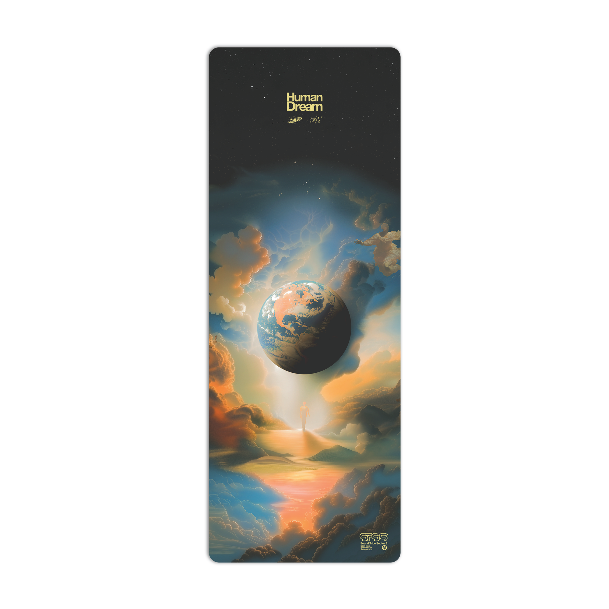 Human Dream | Yoga Mat (Hemp Sling Carry Strap Included)