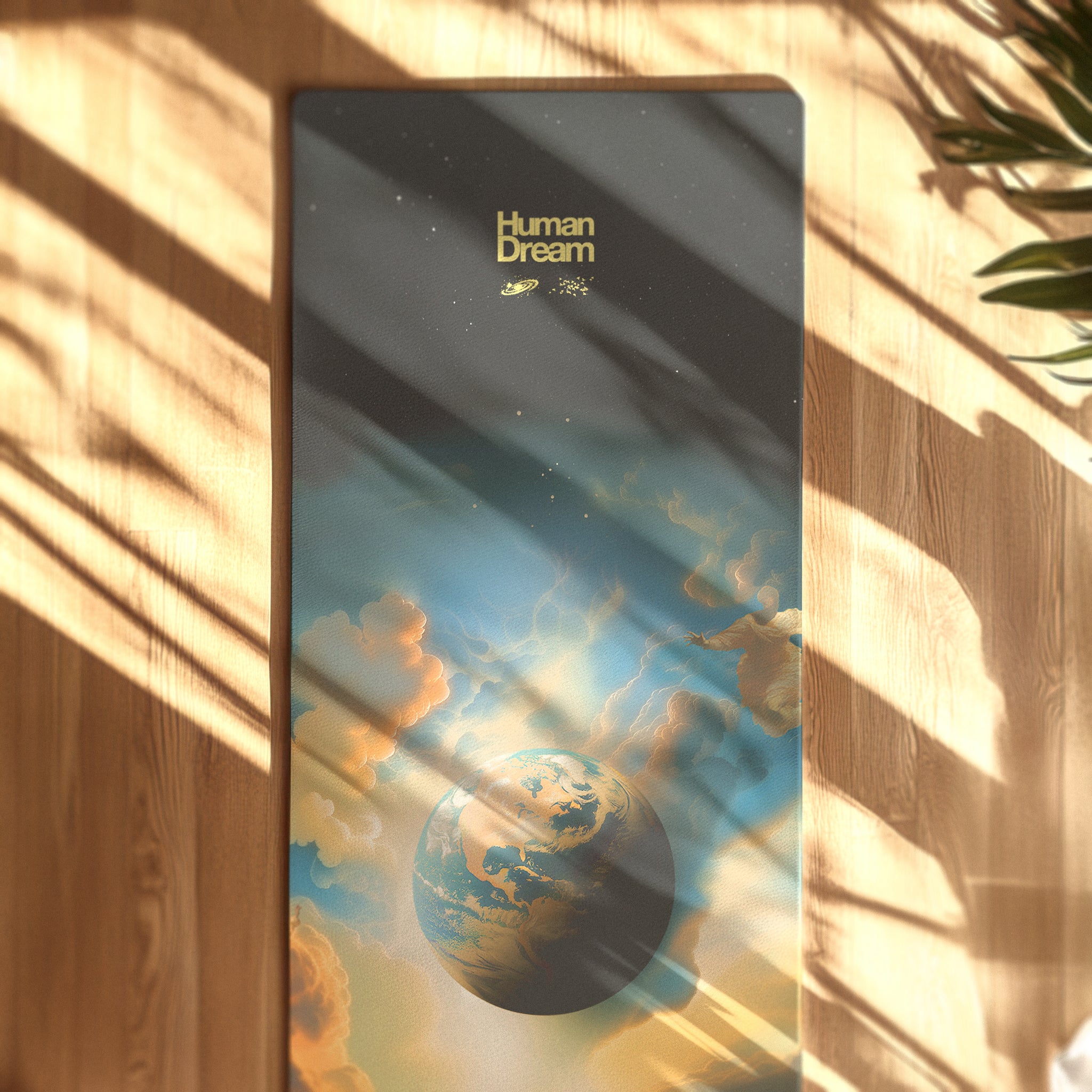 Human Dream | Yoga Mat (Hemp Sling Carry Strap Included)