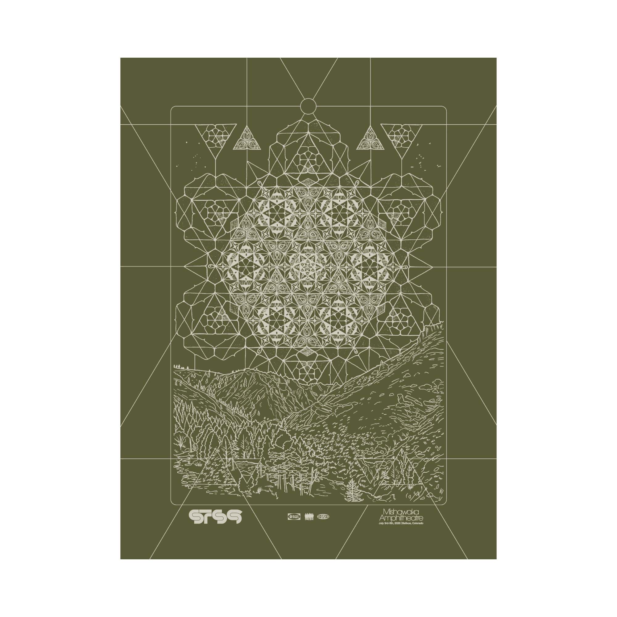 Kris Davidson "Cicada" / Mishawaka Event Poster