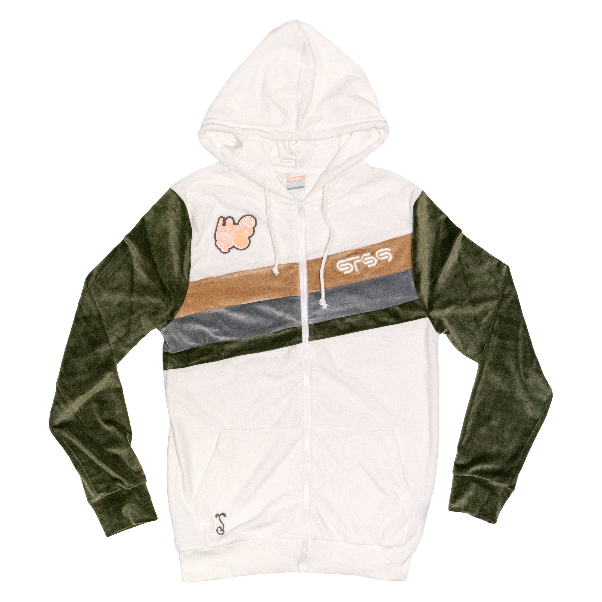 STS9 x Grassroots Velour Collection / Zip Hoodie