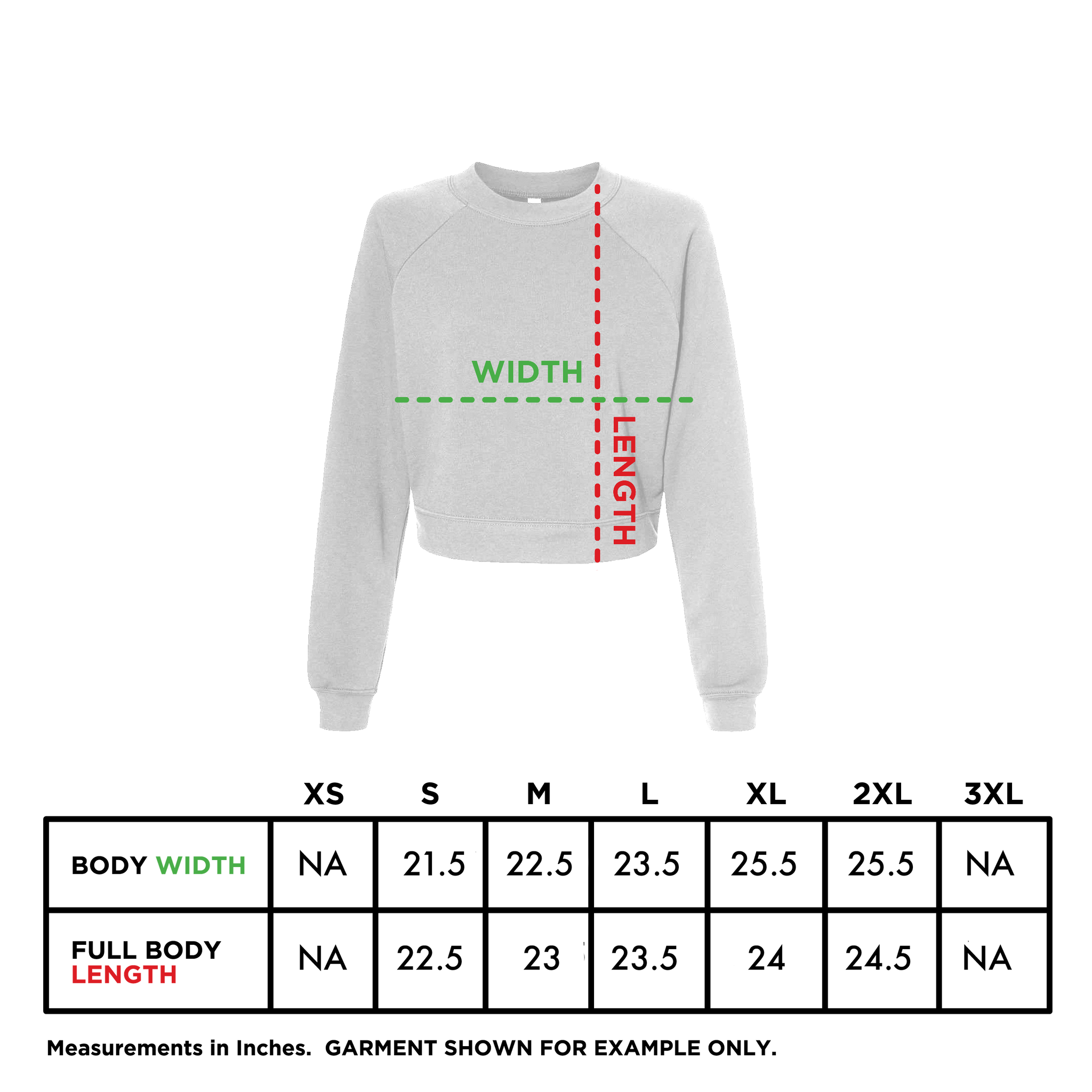 Reflect Refract / Ladies Crop Crewneck