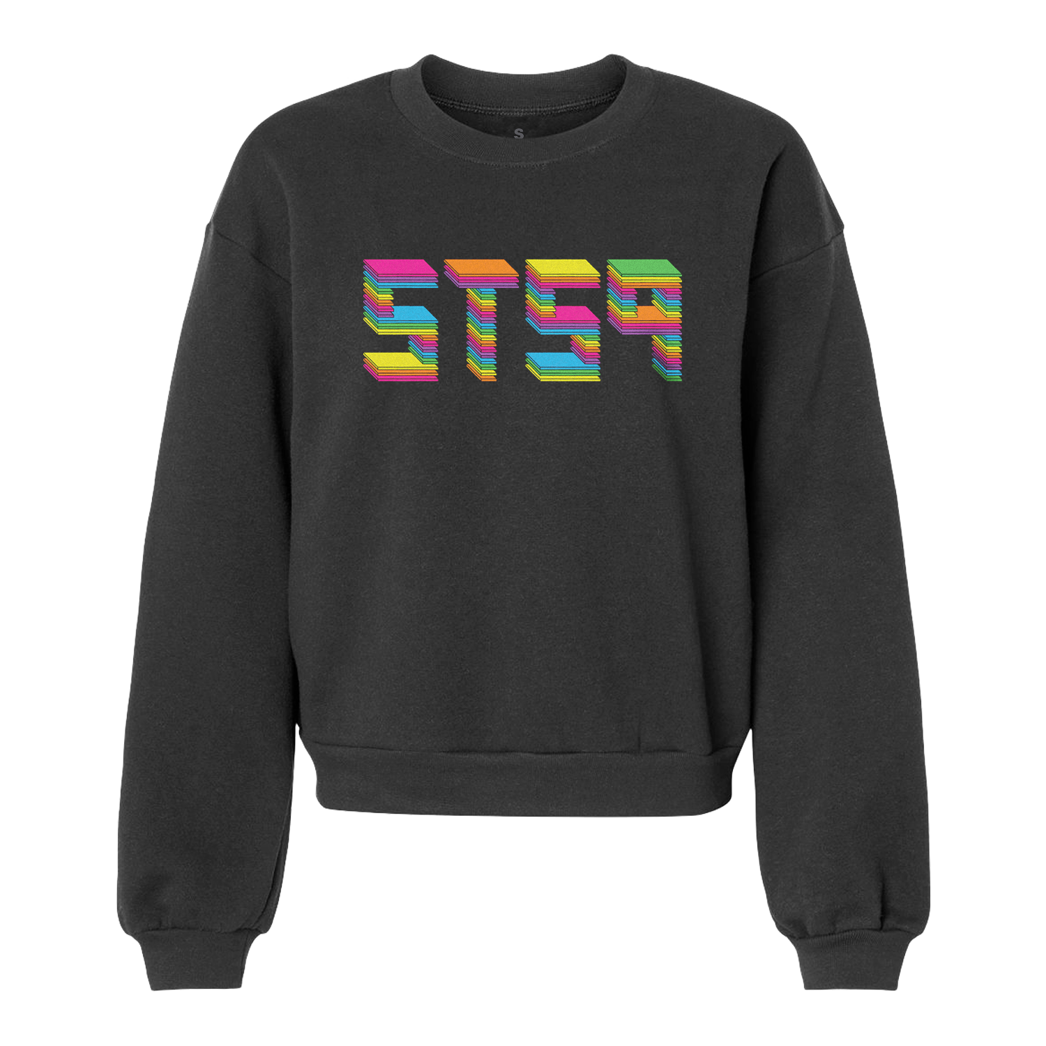 Reflect Refract / Ladies Crop Crewneck