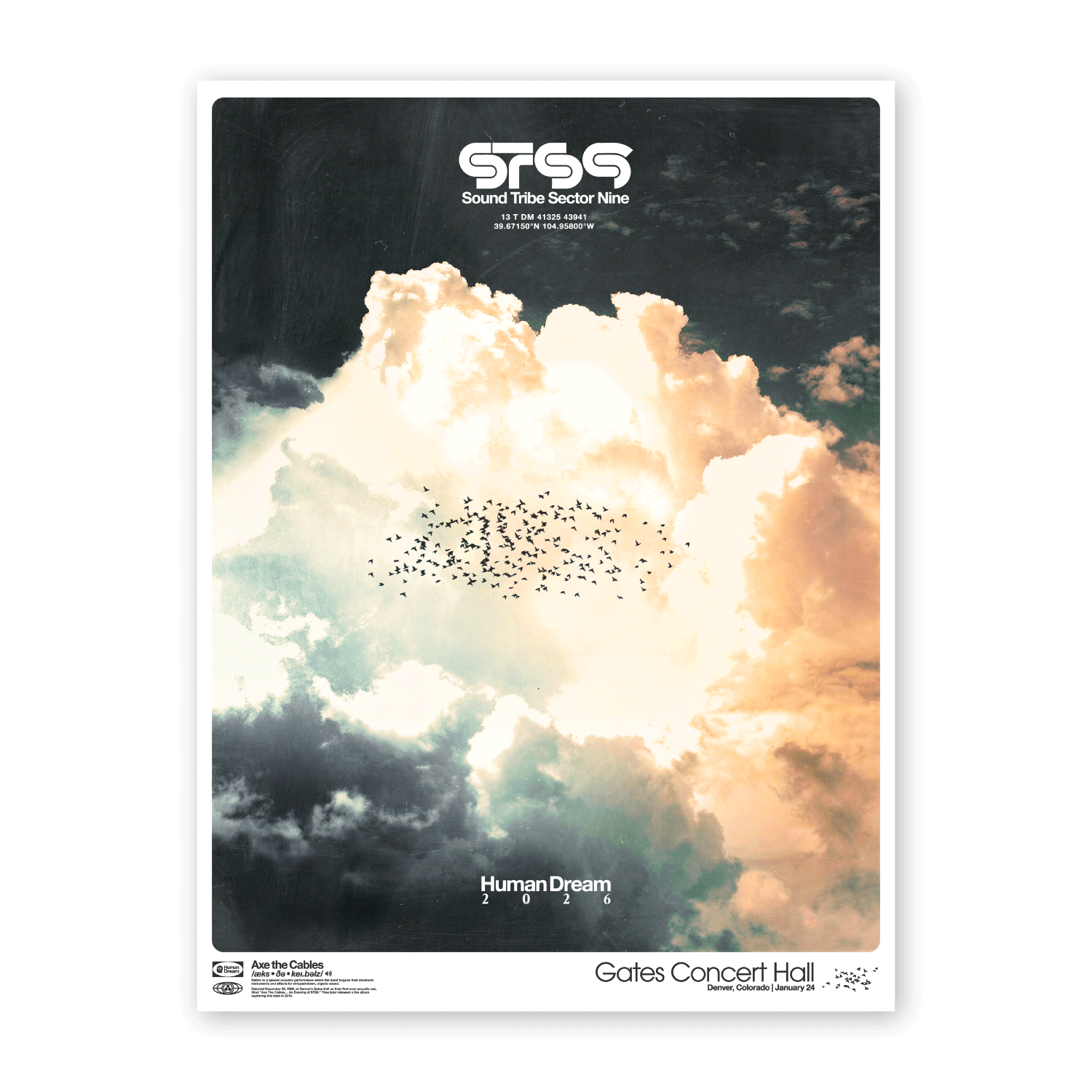 Gates Hall  / Tour Poster