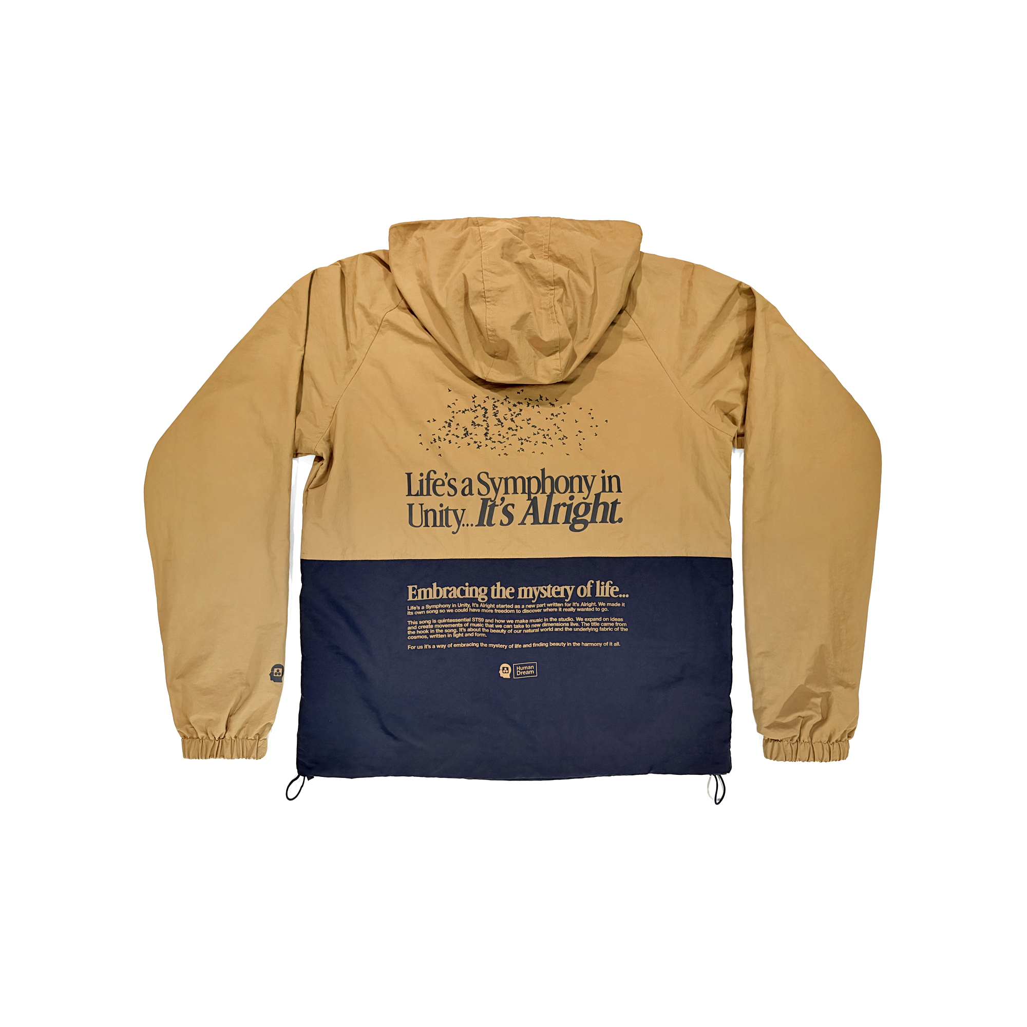 STS9 Gold & Navy  / Windbreaker