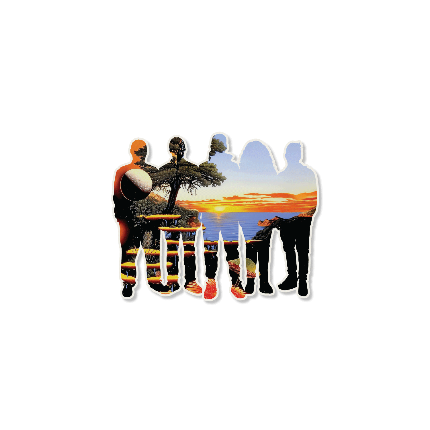 The Human Dream Silhouette  / Sticker